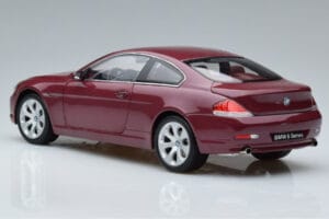 BMW 645Ci E63 Dunkelrot Kyosho 1:18 08701CR Metall — Bild 6 von 7
