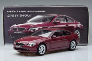 BMW 645Ci E63 Dunkelrot Kyosho 1:18 08701CR Metall — Bild 7 von 7