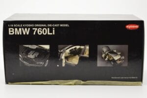 BMW 760Li E66 Schwarz Kyosho 1:18 08572BK Metall — Bild 8 von 9