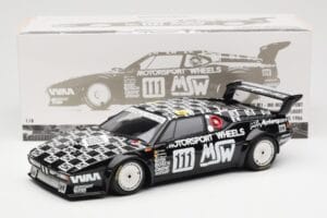 BMW M1 #111 Team MK Motorsport J-L. Witmeur / Krankenberg / Libert 24 Hours of Le Mans 1986 Minichamps 1:18 180862911 Metall — Bild 8 von 8