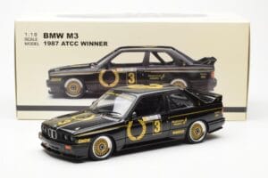 BMW M3 E30 #3 J. Richards Austrian Airlines ATCC 1987 AUTOart 1:18 88745 Metall — Bild 8 von 8