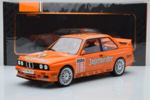 BMW M3 E30 Jagermeister #19 A. Hahne DTM Nurburgring 1992 IXO 1:18 18RMC082A Metall — Bild 6 von 6
