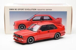 BMW M3 E30 Sport Evolution Cecotto Edition Rot AUTOart 1:18 70566 Metall — Bild 8 von 8