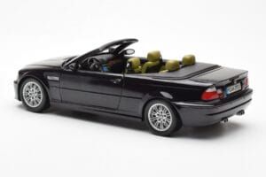 BMW M3 E46 Cabriolet Schwarz Kyosho 1:18 80430024431 Metall — Bild 7 von 8
