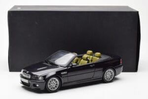 BMW M3 E46 Cabriolet Schwarz Kyosho 1:18 80430024431 Metall — Bild 8 von 8