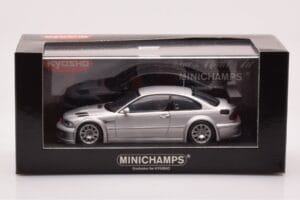 BMW M3 E46 GTR Street Silber Minichamps 1:43 403012105 Metall — Bild 4 von 4