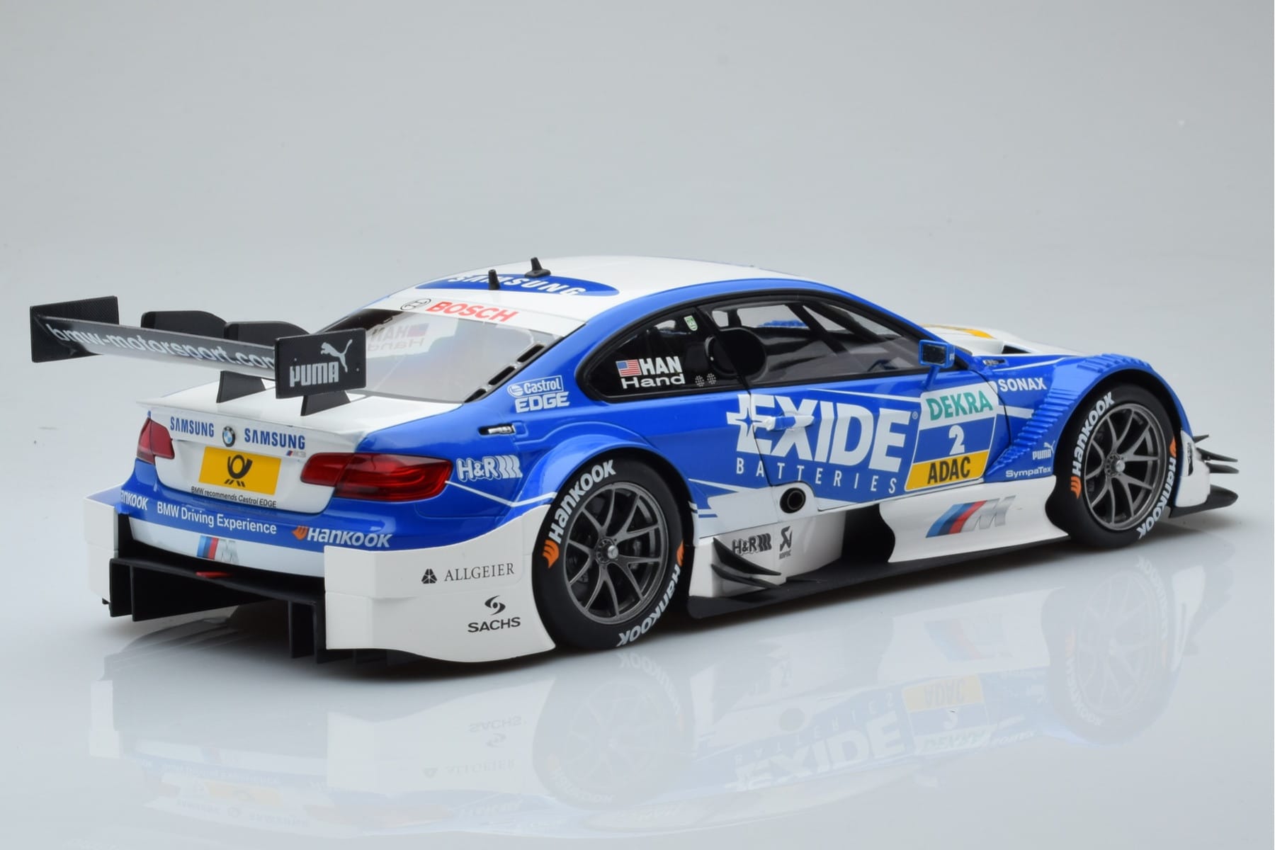 BMW M3 #2 BMW Team RMG A.J. Hand DTM 2012 Minichamps 1:18 100122202 Metall — Bild 3 von 8