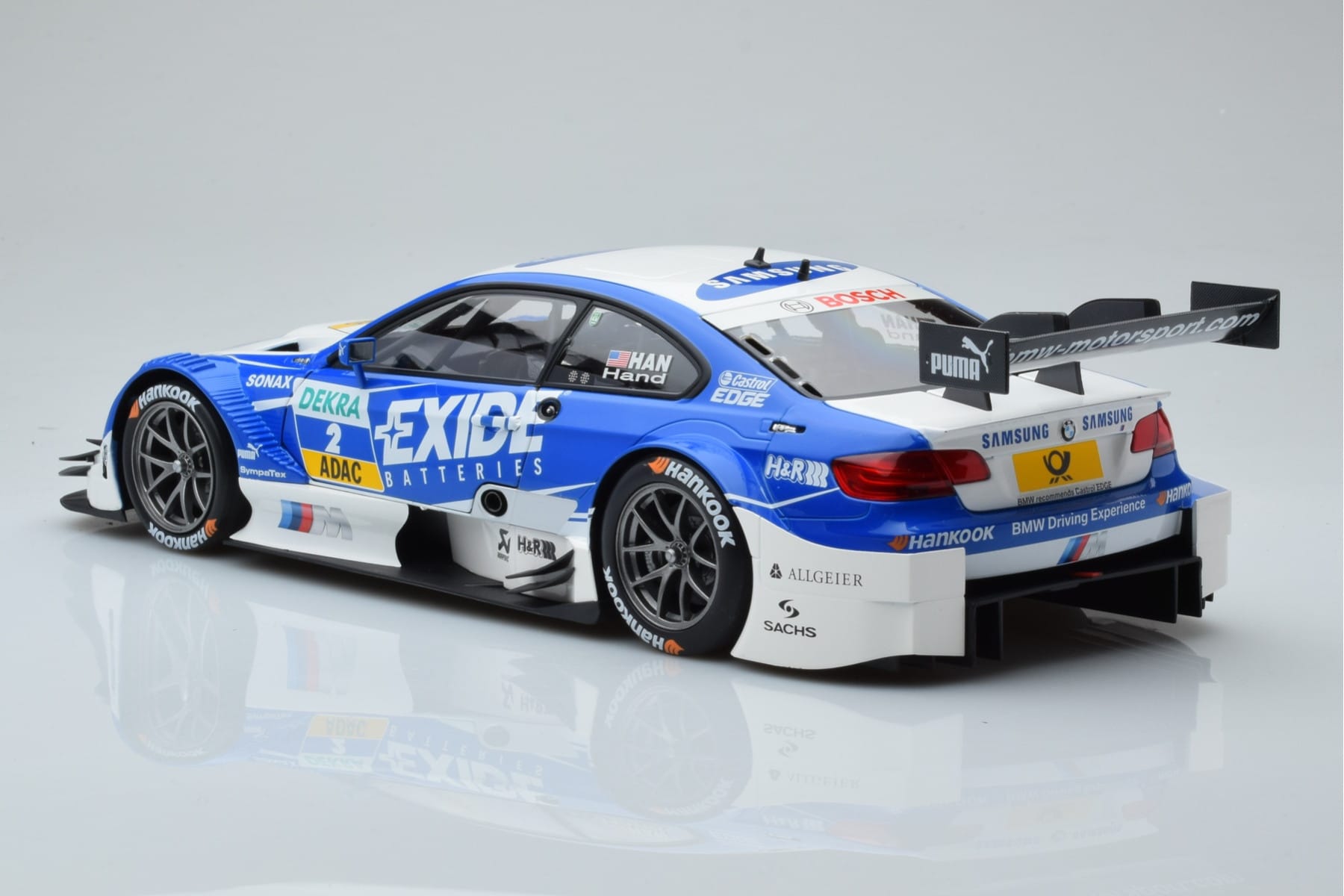 BMW M3 #2 BMW Team RMG A.J. Hand DTM 2012 Minichamps 1:18 100122202 Metall — Bild 6 von 8