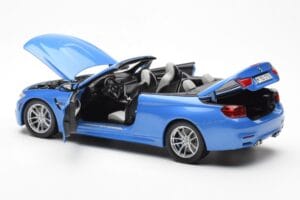 BMW M4 F83 Cabriolet Yas Marina Blau Paragon 1:18 80432339612 Metall — Bild 5 von 8