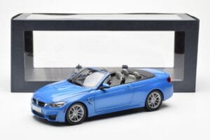 BMW M4 F83 Cabriolet Yas Marina Blau Paragon 1:18 80432339612 Metall — Bild 8 von 8