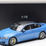 BMW M4 F82 Yas Marina Blau Paragon 1:18 - image 8 of 8