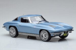 Chevrolet Corvette C2 Sting Ray Blau Norev 1:18 189050 Metall — Bild 4 von 6
