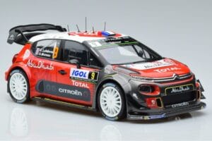 Citroen C3 WRC #9 S. Lefebvre / G. Moreau Tour de Corse 2017 Norev 1:18 181633 Metall — Bild 4 von 6