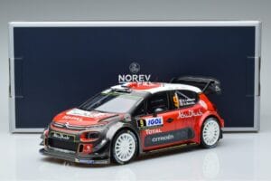 Citroen C3 WRC #9 S. Lefebvre / G. Moreau Tour de Corse 2017 Norev 1:18 181633 Metall — Bild 6 von 6