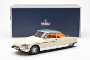 Citroen DS 21 Le Leman Cabriolet Elfenbein und Grün Norev 1:18 181751 Metall — Bild 6 von 6