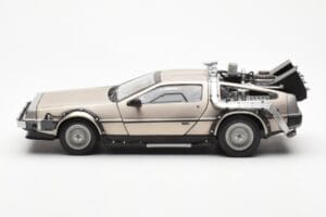 DeLorean DMC-12 Time Machine Back to the Future Silber Sun Star 1:18 2711 Metall — Bild 3 von 8