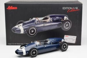 Cooper T51 Climax #14 S. Moss Italian GP Winner 1959 Schuco 1:18 450032600 Metall — Bild 8 von 8