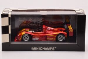 Ferrari 333 SP #30 MOMO M. Papis / D. Theys / B. Wollek Daytona 24 Hours 2nd Place 1996 Minichamps 1:43 430967430 Metall — Bild 4 von 4