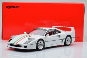 Ferrari F40 Perlweiß Italy Kyosho 1:18 08416PWT-G Metall — Bild 8 von 8