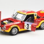 Fiat 124 Abarth #3 Barbasio / Sodano East African Safari Rally 1974 Sun Star 1:18 - image 2 of 8