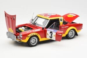 Fiat 124 Abarth #3 Barbasio / Sodano East African Safari Rally 1974 Sun Star 1:18 4952 Metall — Bild 2 von 8