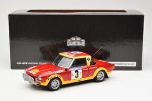 Fiat 124 Abarth #3 Barbasio / Sodano East African Safari Rally 1974 Sun Star 1:18 4952 Metall — Bild 8 von 8