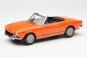 Fiat 124 BS Orange Sun Star 1:18