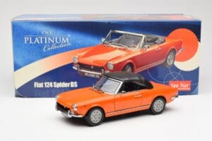 Fiat 124 BS Orange Sun Star 1:18 4906 Metall — Bild 8 von 8