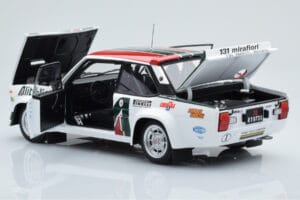Fiat 131 Abarth Alitalia #2 W. Röhrl / C. Geistdörfer Rally Monte Carlo 1978 Kyosho 1:18 08376G Metall — Bild 5 von 10