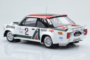 Fiat 131 Abarth Alitalia #2 W. Röhrl / C. Geistdörfer Rally Monte Carlo 1978 Kyosho 1:18 08376G Metall — Bild 7 von 10