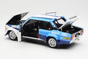 Fiat 131 Abarth #5 Team Fiat Works Rally Portugal 1980 Kyosho 1:18 08376A Metall — Bild 5 von 8