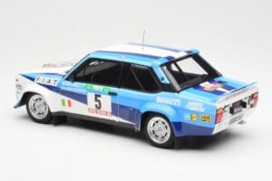 Fiat 131 Abarth #5 Team Fiat Works Rally Portugal 1980 Kyosho 1:18 08376A Metall — Bild 7 von 8