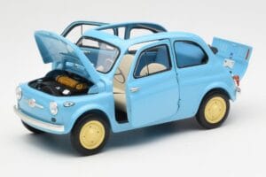 Fiat Nuova 500 Celeste Blau Kyosho 1:18 08966LB Metall — Bild 2 von 8