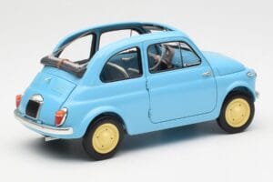 Fiat Nuova 500 Celeste Blau Kyosho 1:18 08966LB Metall — Bild 3 von 8