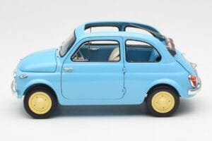 Fiat Nuova 500 Celeste Blau Kyosho 1:18 08966LB Metall — Bild 4 von 8