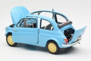 Fiat Nuova 500 Celeste Blau Kyosho 1:18 08966LB Metall — Bild 5 von 8