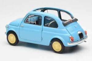 Fiat Nuova 500 Celeste Blau Kyosho 1:18 08966LB Metall — Bild 7 von 8
