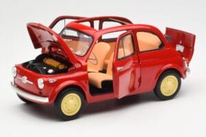Fiat Nuova 500 Coral Rot Kyosho 1:18 08966R Metall — Bild 2 von 8