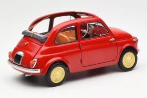 Fiat Nuova 500 Coral Rot Kyosho 1:18 08966R Metall — Bild 3 von 8