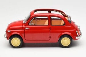 Fiat Nuova 500 Coral Rot Kyosho 1:18 08966R Metall — Bild 4 von 8