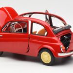 Fiat Nuova 500 Coral Rot Kyosho 1:18 - image 5 of 8