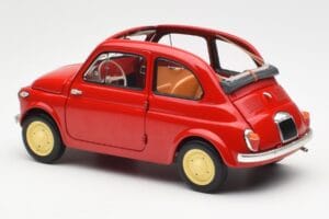 Fiat Nuova 500 Coral Rot Kyosho 1:18 08966R Metall — Bild 7 von 8