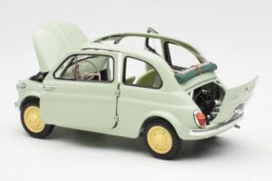 Fiat Nuova 500 Clear Grün Kyosho 1:18 08966LG Metall — Bild 5 von 8