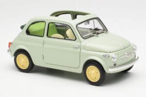 Fiat Nuova 500 Clear Grün Kyosho 1:18 08966LG Metall — Bild 6 von 8