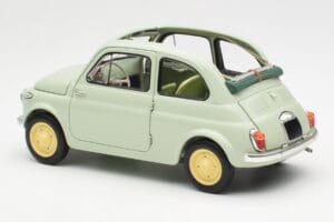 Fiat Nuova 500 Clear Grün Kyosho 1:18 08966LG Metall — Bild 7 von 8