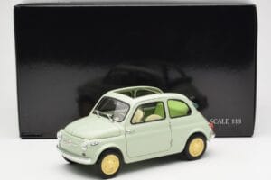 Fiat Nuova 500 Clear Grün Kyosho 1:18 08966LG Metall — Bild 8 von 8