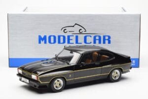Ford Capri Mk2 X-Pack Schwarz MCG 1:18 MCG18348 Metall — Bild 6 von 6
