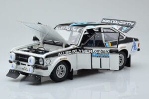Ford Escort RS 1800 Allied Polymer #1 T. Makinen / H. Liddon Winner RAC Rally 1975 Minichamps 1:18 100758401 Metall — Bild 2 von 8
