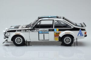 Ford Escort RS 1800 Allied Polymer #1 T. Makinen / H. Liddon Winner RAC Rally 1975 Minichamps 1:18 100758401 Metall — Bild 4 von 8