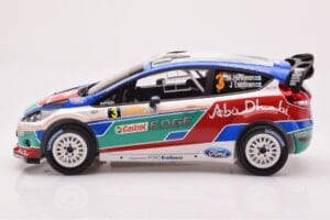 Ford Fiesta RS WRC Ford Abu Dhabi #3 M. Hirvonen / J. Lehtinen Winner Rally Australia 2011 Minichamps 1:18 151110803 Metall — Bild 3 von 6